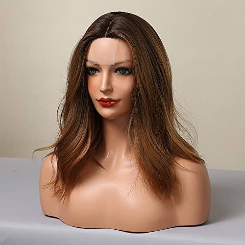 Light Brown Hair with Highlights Wig - Image 6