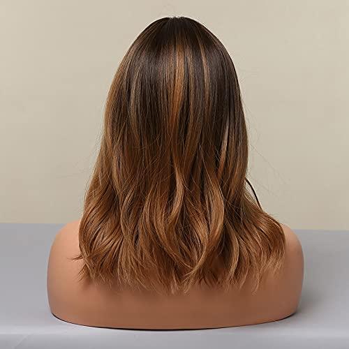 Light Brown Hair with Highlights Wig - Image 7