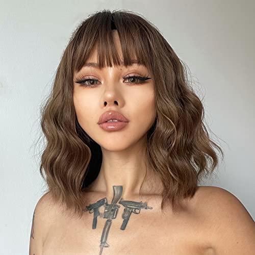 Light Brown Medium Length Wig - Image 2