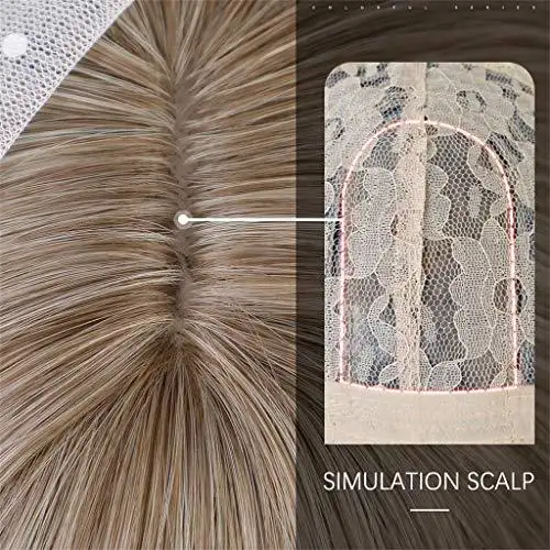 Long Ash Gray Wig with bangs - Image 6