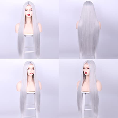 Long Brown With Face Framing Blonde Highlights - Image 40
