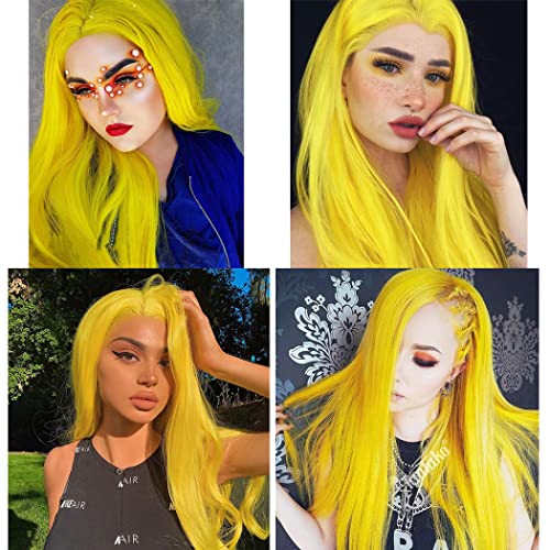 Long Brown With Face Framing Blonde Highlights - Image 7