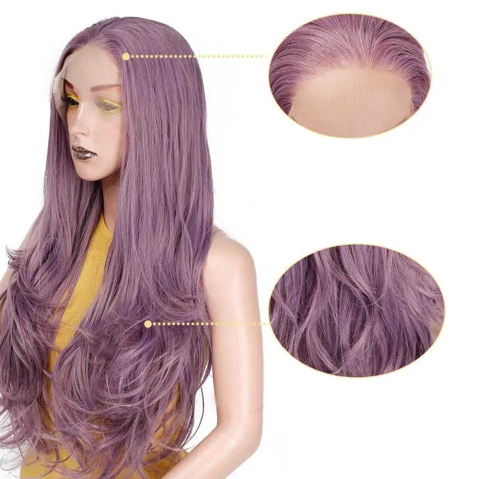 Long Curly Synthetic Cosplay Wig - Image 4