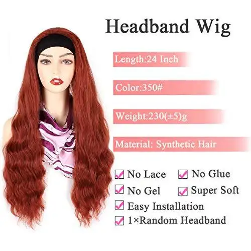 Long Wig with Headband - Image 22