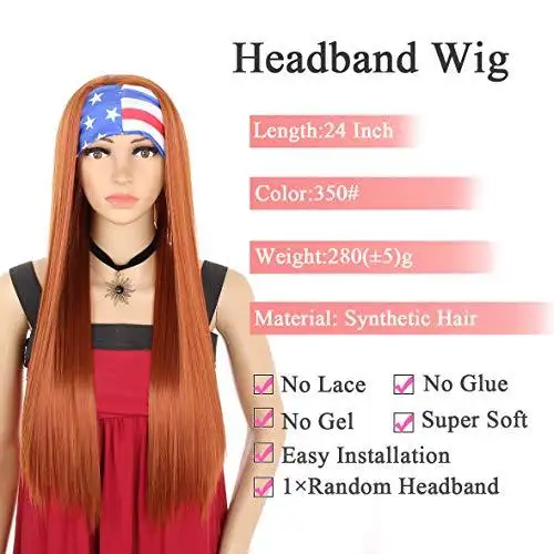 Long Wig with Headband - Image 27