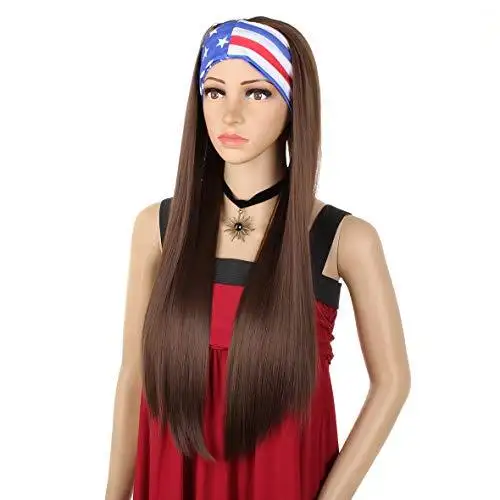 Long Wig with Headband - Image 5