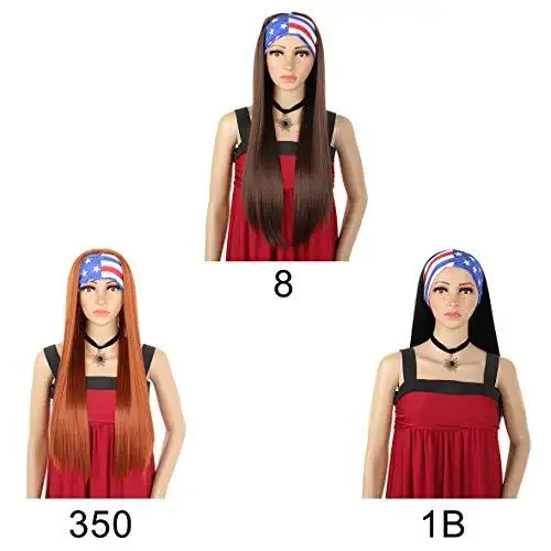 Long Wig with Headband - Image 7
