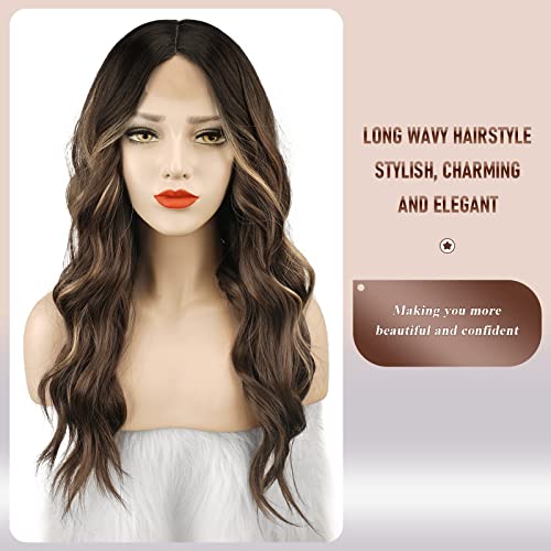 Long lace front Wavy Wig - Image 23
