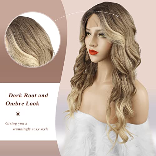 Long lace front Wavy Wig - Image 35