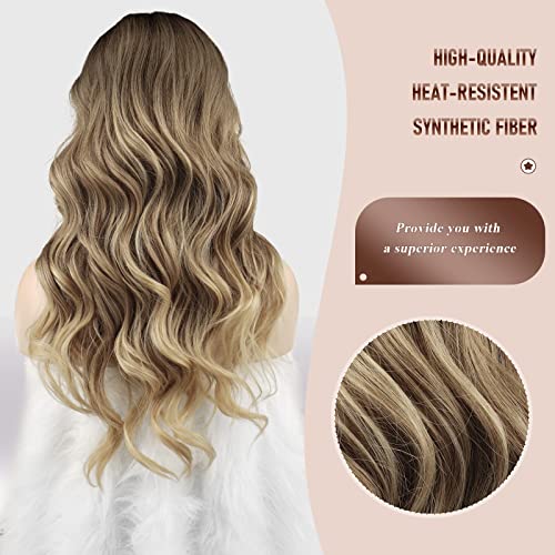 Long lace front Wavy Wig - Image 36