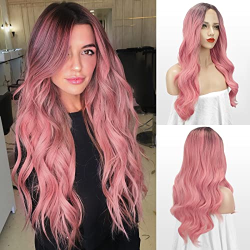 Long lace front Wavy Wig - Image 46