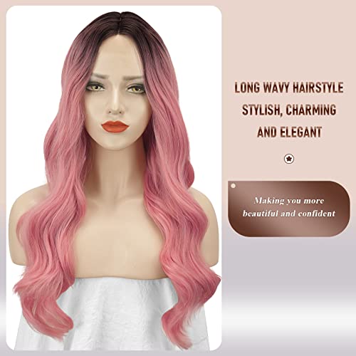 Long lace front Wavy Wig - Image 47