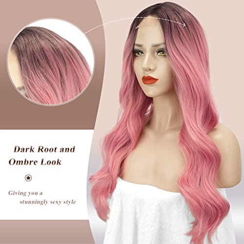 Long lace front Wavy Wig - Image 48
