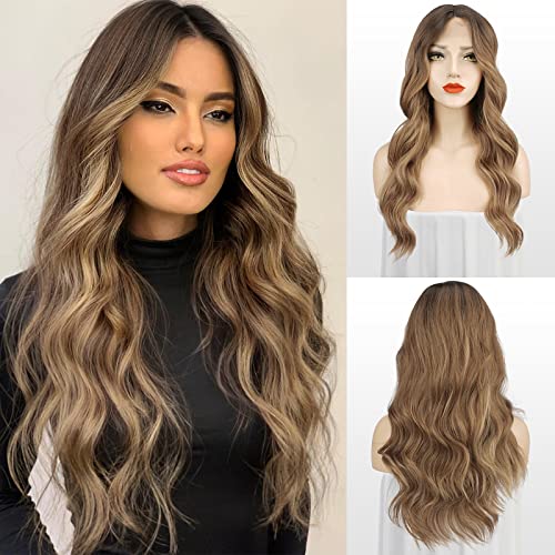 Long lace front Wavy Wig - Image 8