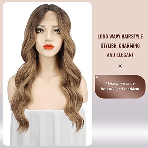Long lace front Wavy Wig - Image 9