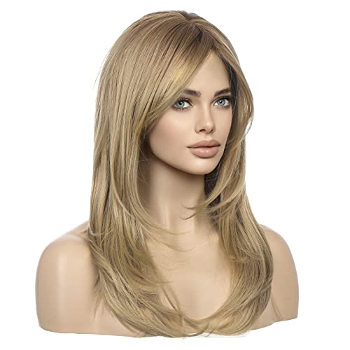 Long layered Sandy Blonde Wig - Image 3