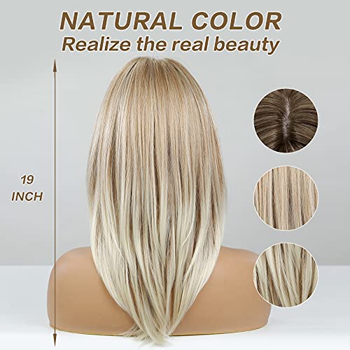 Long layered Sandy Blonde Wig - Image 7