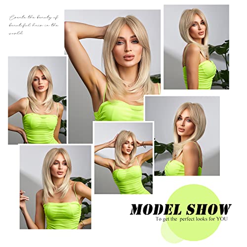 Long layered Sandy Blonde Wig - Image 9