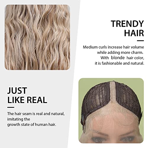 Long Ombre Blonde Lace Front Wig - Image 5