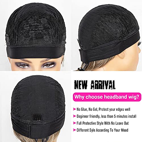 Long Rooted Ombre Headband Wig - Image 12