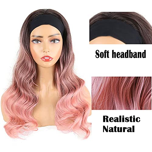 Long Rooted Ombre Headband Wig - Image 5
