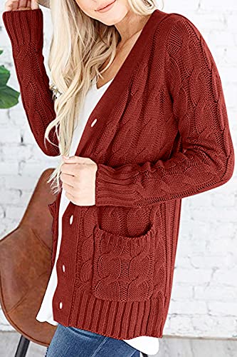 Long Sleeve Cable Knit Sweater - Image 12