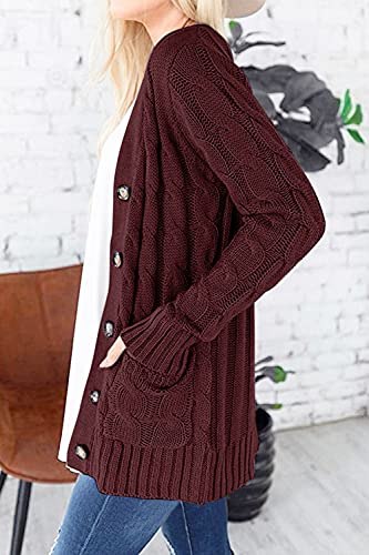 Long Sleeve Cable Knit Sweater - Image 18