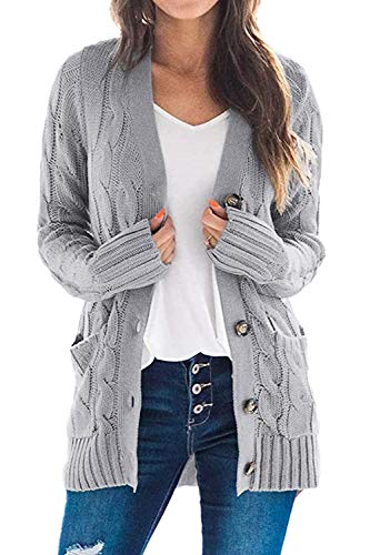 Long Sleeve Cable Knit Sweater - Image 21