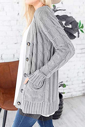 Long Sleeve Cable Knit Sweater - Image 22