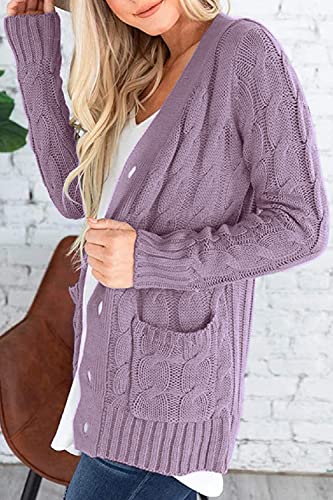 Long Sleeve Cable Knit Sweater - Image 28