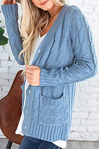 Long Sleeve Cable Knit Sweater - Image 4