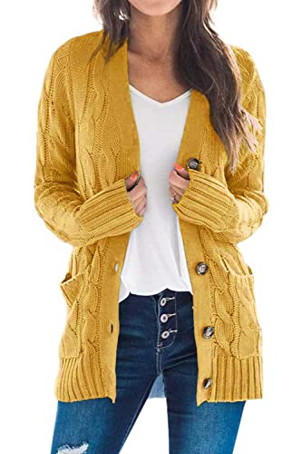 Long Sleeve Cable Knit Sweater - Image 5