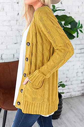 Long Sleeve Cable Knit Sweater - Image 8