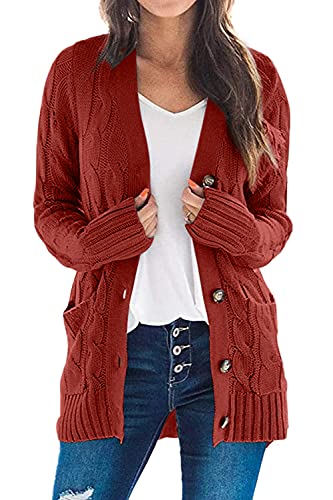 Long Sleeve Cable Knit Sweater - Image 9