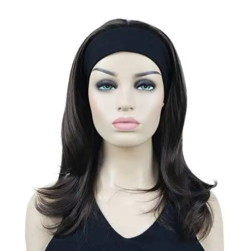 Long Straight Headband Synthetic Heat Resistant Wig - Image 12