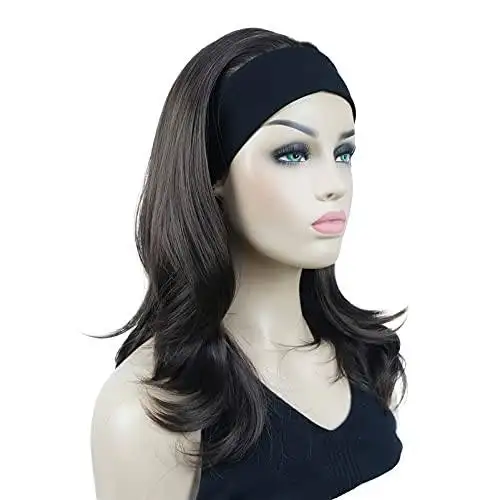 Long Straight Headband Synthetic Heat Resistant Wig - Image 13