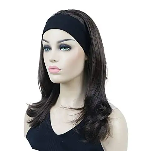 Long Straight Headband Synthetic Heat Resistant Wig - Image 14