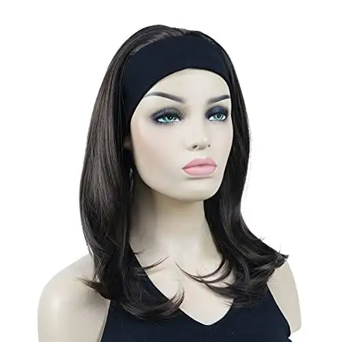 Long Straight Headband Synthetic Heat Resistant Wig - Image 15