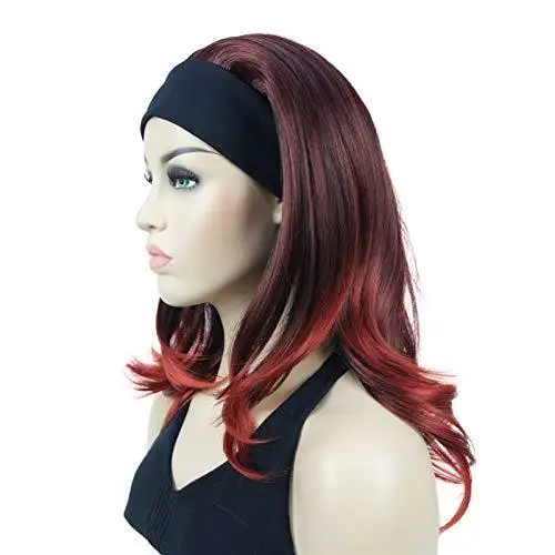 Long Straight Headband Synthetic Heat Resistant Wig - Image 26