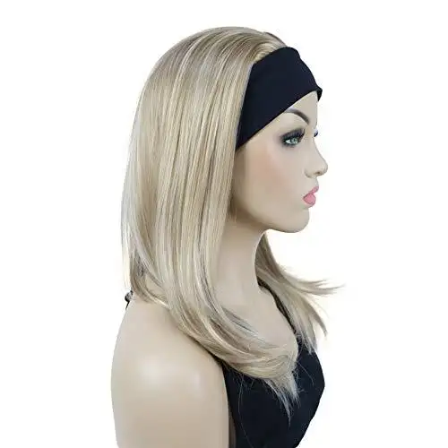 Long Straight Headband Synthetic Heat Resistant Wig - Image 3