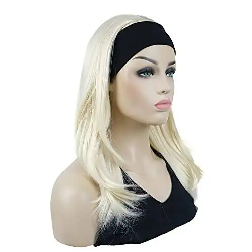 Long Straight Headband Synthetic Heat Resistant Wig - Image 31