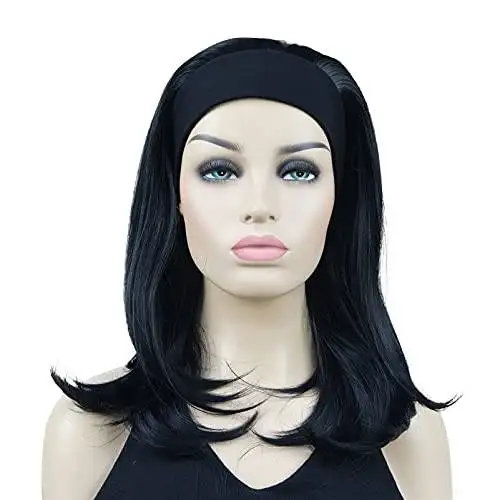 Long Straight Headband Synthetic Heat Resistant Wig - Image 6