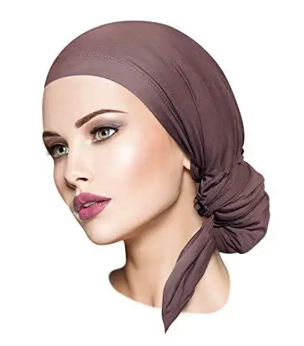 Long Tied Headscarf Headcover Turban - Image 13