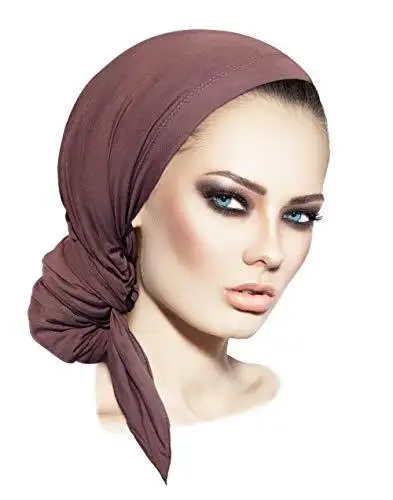 Long Tied Headscarf Headcover Turban - Image 17