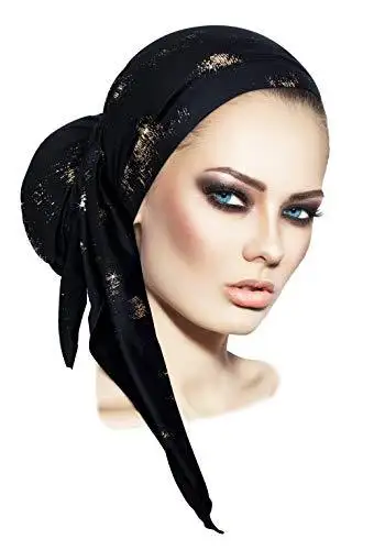 Long Tied Headscarf Headcover Turban - Image 19