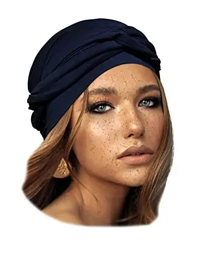 Long Tied Headscarf Headcover Turban - Image 27
