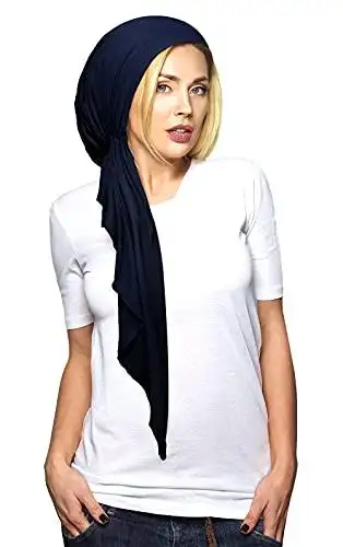 Long Tied Headscarf Headcover Turban - Image 28