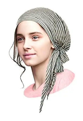 Long Tied Headscarf Headcover Turban - Image 29