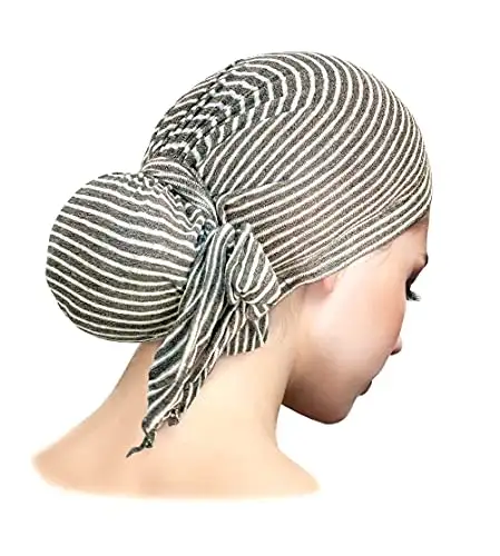 Long Tied Headscarf Headcover Turban - Image 32