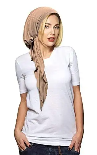 Long Tied Headscarf Headcover Turban - Image 33